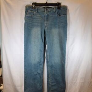 Arizona Jean Co Boys 18 Husky Straight Leg Jeans Blue Denim Original